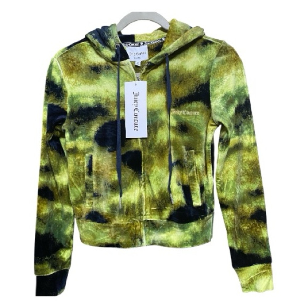 Juicy Couture Tie-Dye Camo Hoodie XS
